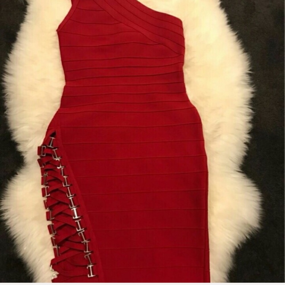 🎀🎀 Sexy Bodycon Thick Bandage Dress 🎀🎀 - Picture 3 of 6